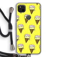 Isjes: Pixel 4a Transparant Hoesje met koord