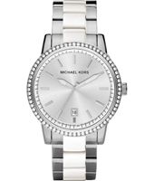 Horlogeband Michael Kors MK6371 Staal Wit 18mm
