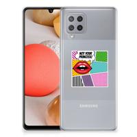 Samsung Galaxy A42 | Sillicone Back Cover | Popart Princess