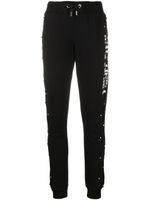 Philipp Plein pantalon de jogging à logo brodé - Noir - thumbnail