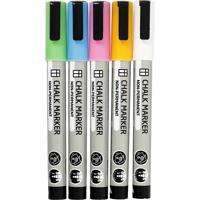 Creativ Company Krijtstiften, lijndikte 1,2-3 mm, sterke kleuren, 5 stuk/ 1 doos