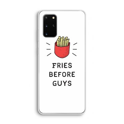 Fries before guys: Samsung Galaxy S20 Plus Transparant Hoesje