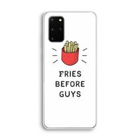 Fries before guys: Samsung Galaxy S20 Plus Transparant Hoesje