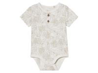 lupilu Baby romper (bladeren klein/wit, 74/80)