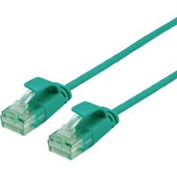 roline recycled material RJ45 (cross) Netwerkkabel Aansluitkabel CAT 6A U/UTP 0.15 m Groen