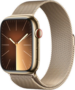 Apple Watch Series 9 45 mm Digitaal 396 x 484 Pixels Touchscreen 4G Goud Wifi GPS