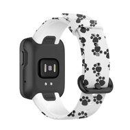 Siliconen band met print - Dierenpootjes - Xiaomi Mi Watch Lite / Redmi Watch