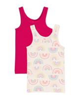 HEMA Kindersinglets regenboog - 2 stuks multi (multi)