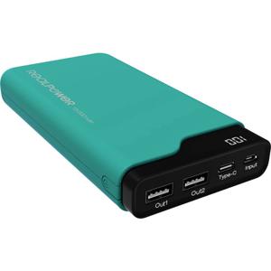 RealPower PB-15000C Powerbank 15000 mAh Li-ion Groen