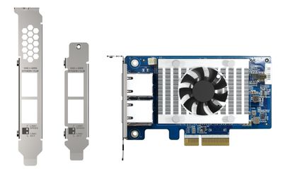 QXG-10G2T-X710 - Netwerkadapter - PCIe 3.0 x4 laag profiel - 10Gb Ethernet x 2 - voor QNAP QSW-1208-8C, QSW-M2108-2C