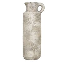 Rechte Kruik Verweerd Cement Beige (36 cm) - thumbnail