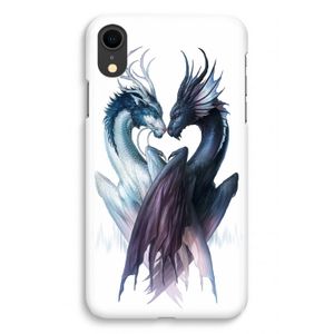 Yin Yang Dragons: iPhone XR Volledig Geprint Hoesje