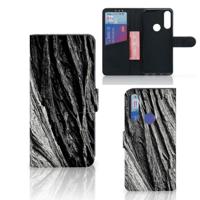 Book Style Case Alcatel 1S 2020 Boomschors Grijs | Portemonnee hoesje