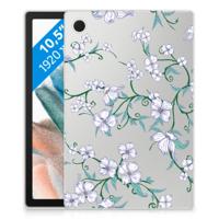 Samsung Galaxy Tab A8 2021/2022 Uniek | Siliconen hoesje | Blossom White