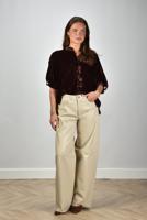 Haikure broek Bethany Leather HEW03296PL002TP ivory Haikure broek Bethany Leather HEW03296PL002TP ivory