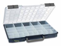 Cimco Carry-Lite 55 Doos voor kleine onderdelen Polycarbonaat (PC), Polypropyleen Blauw, Transparant