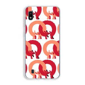 Dogs: Samsung Galaxy A10 Transparant Hoesje