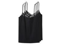 esmara Set van 3 dames spaghettitops (Zwart, S (36/38))