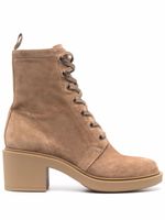 Gianvito Rossi bottines Foster en daim - Tons neutres - thumbnail