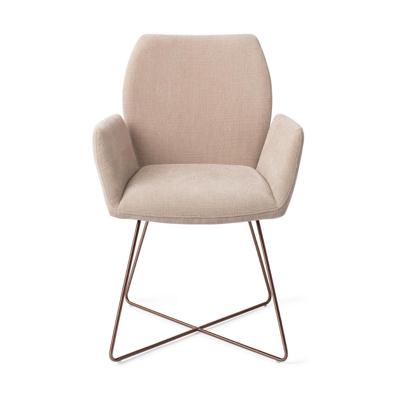 Jesper Home Misaki eetkamerstoel Sand Strand cross rose