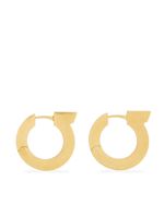 Ferragamo boucles d'oreilles à logo gravé