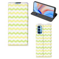 OPPO Reno4 Pro 5G | Hoesje met Magneet | Waves Yellow