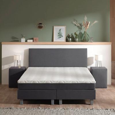 Boxspring Julia Relax 160x220 Cm Antraciet Incl. Montage Vlak Dekbed Discounter - Dekbed-Discounter.nl