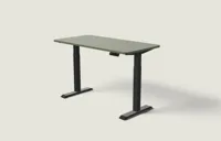 Desktronic HomeOne bureau Zwart / Olijfgroen / 140x70 cm