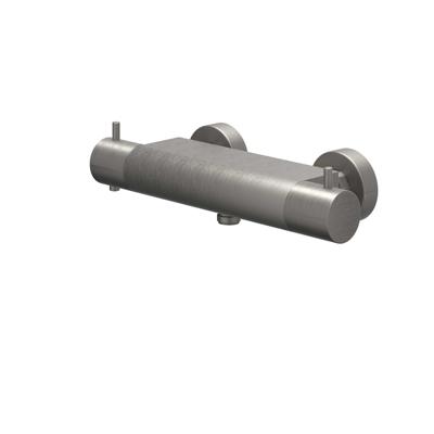 Douchethermostaatkraan IVY Bond Opbouw Cooltouch Geborsteld Metal Black PVD IVY