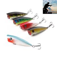 HENGJIA PO035 6cm / 6g 5 PCS simulatie harde lokaas vissen lokt instellen pakken lokaas Fit zoutwater en zoetwater