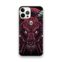 Hell Hound and Serpents: iPhone 12 Pro Max Transparant Hoesje