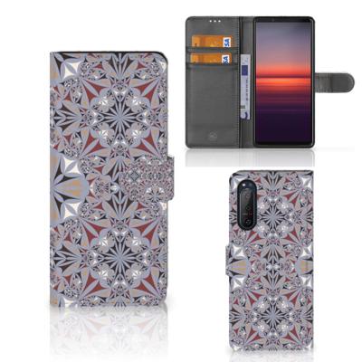 Sony Xperia 5II | Bookcase | Flower Tiles