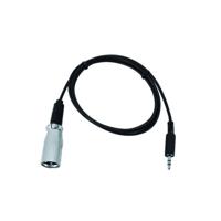 Eurolite DMX-Adapter IN DMX Adapter [1x Jackplug male 3,5 mm - 1x XLR-stekker] 1.00 m - thumbnail