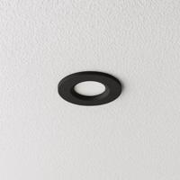 Microlux inbouwspots 2 Watt Zwart