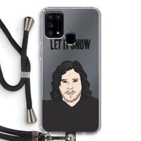 Let It Snow: Samsung Galaxy M31 Transparant Hoesje met koord