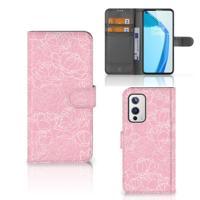 OnePlus 9 Hoesje White Flowers