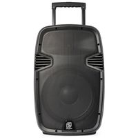 Vonyx SPJ-PA912 500W mobiele accu-speaker met twee draadloze microfoons - thumbnail