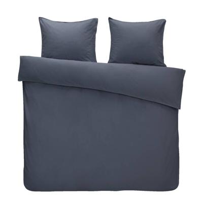 2e Halve Prijs Leen Bakker - Comfort Dekbedovertrek Daan - 200x200/220 Cm - Katoen - Blauw