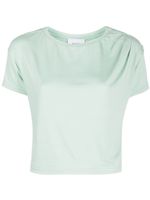 Marchesa Notte t-shirt crop à encolure ronde - Vert