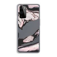 Roze stroom: OnePlus 9 Pro Transparant Hoesje