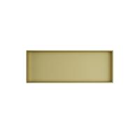 Hotbath &MORE Inbouwbox of inbouwnis - 30x80x10 - Geborsteld messing PVD BOX080BBP