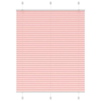 Pliss rolgordijn 105x150cm stofbreedte 104,4cm polyester roze