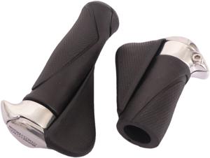 Rst Fietsgreep met ergonomisch handvat, 130mm/87mm, Kraton materiaal, zwart