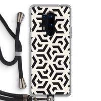 Crazy pattern: OnePlus 8 Pro Transparant Hoesje met koord