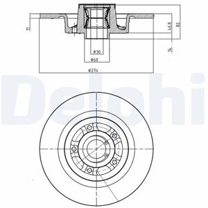 Remschijf BG9026RS