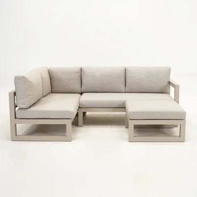 Grosso hoekbank 3 delig L beige