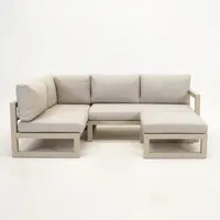 Grosso hoekbank 3 delig L beige