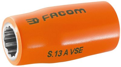 Facom doppen 1/2" 12 kant geïsoleerd 11 mm - S.11AVSE