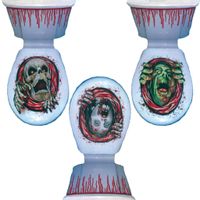 Horror Halloween deco Toiletbril hoes 40 x 30 cm