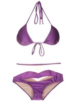 Adriana Degreas bikini Lips à taille haute - Violet